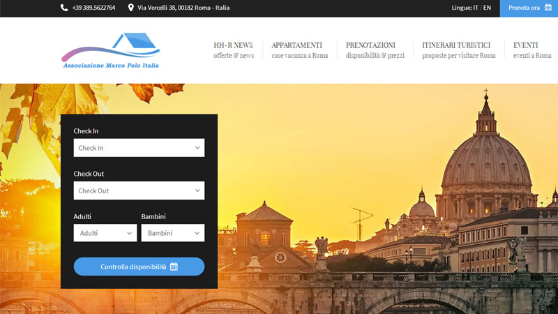 Holiday home Rome - Gallery siti web