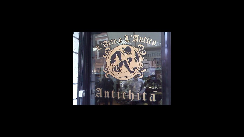 Vetrina antichità - Gallery stampa digitale